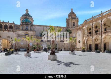 Piazza della Repubblica, Mazara del Vallo, Trapani, Sizilien, Italien Stockfoto