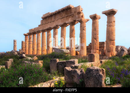 Selinunte, Castelvetrano, Sizilien, Italien Stockfoto