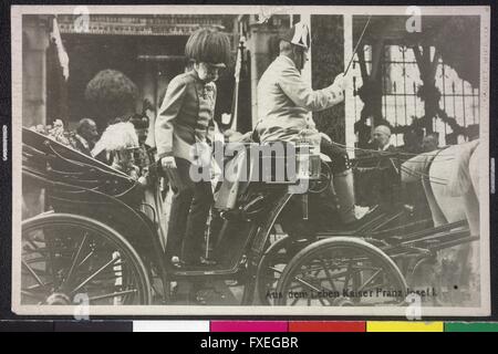 Reise von Franz Joseph I., Kaiser von Österreich, Durch Bosnien Und Herzegowina 30.5.1910 - 3.6.1910 Stockfoto