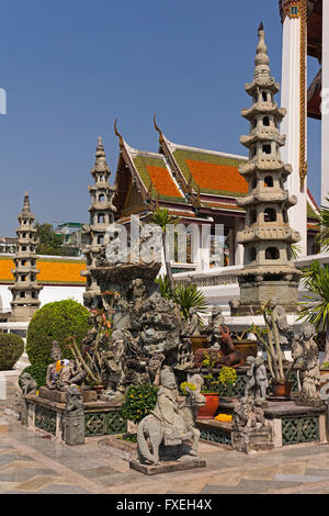 Wat Suthat Bangkok Thailand Stockfoto