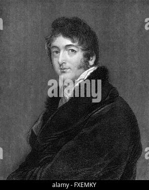 William Lamb, 2. Viscount Melbourne, Lord Melbourne, 1779-1848, eine britische Whig Staatsmann, Innenminister und Ministerpräsident Stockfoto