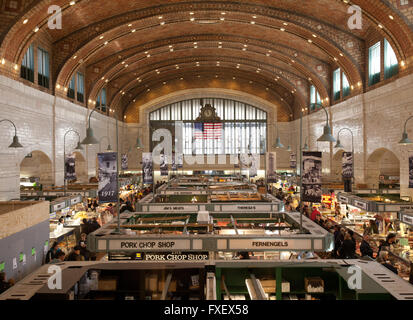 Westside-Markt in Cleveland, Ohio Stockfoto