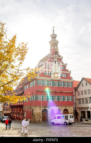 Esslingen, altes Rathaus, Stockfoto