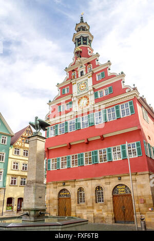 Esslingen, altes Rathaus, Stockfoto