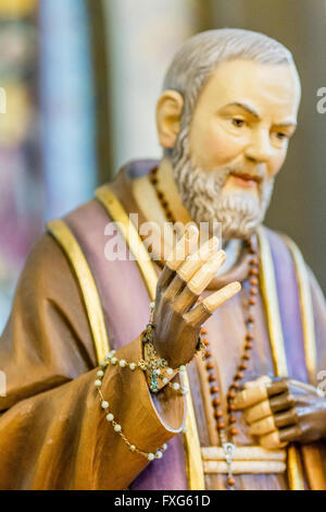 Der Segen Hand des heiligen Pio von Pietrelcina Stockfoto