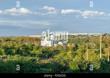 Mzensk Orel Region, Russland - 19. August 2015: Sommer Panorama der Stadt Stockfoto