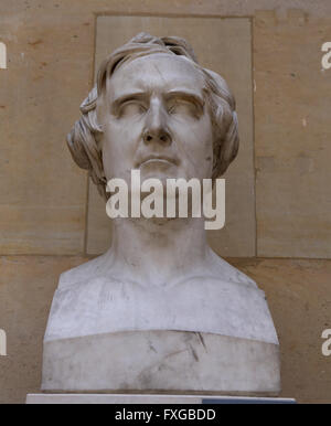 François Arago (1786-1853). Französischer Mathematiker, Physiker und Politiker. Büste, Marmor, 1830. David d ' Angers (1788-1856). Stockfoto