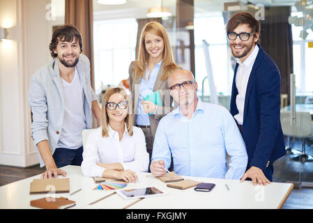 Erfolgreiche Kreativteam Stockfoto