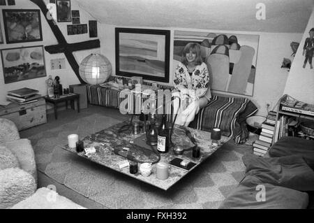 Deutsche Fictitious character Christiane Krüger, Deutschland 1970er Jahre. Die deutsche Schauspielerin Christian Krüger, Deutschland 1970. 24 x 36 swNeg 601 Stockfoto