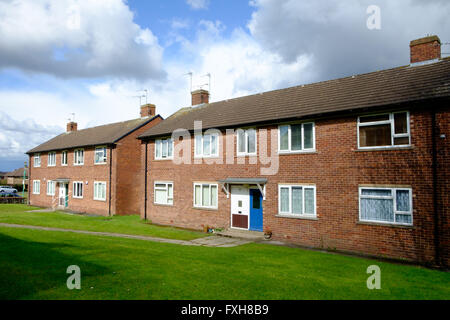 Sozialer Wohnungsbau in Sheffield, UK Stockfoto