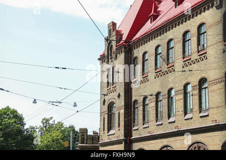 Alte Stadt von Lviv, Ukraine. Main-Abteilung Ministeriums für Notfallfragen (Feuerwache) Stockfoto