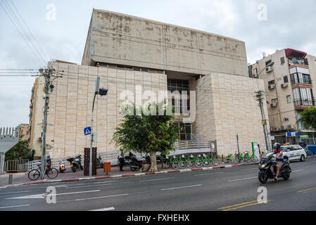 DerIchud Shivat Zion Synagoge von Ben-Yehuda-Straße in der Stadt Tel Aviv, Israel Stockfoto