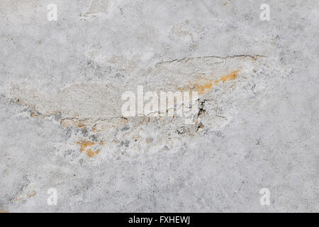 Schaden Schuld Mängel in Grunge-Beton-Wand oder Boden mit Flecken Hintergrund Stockfoto