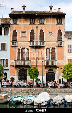 Peschiera del Garda, Gardasee, Provinz Verona, Veneto Region, Italien Stockfoto