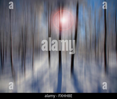 ICM FOTOKUNST: Winterwunderland (Bad Tölz, Bayern, Deutschland) Stockfoto