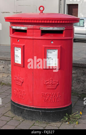 Brora Doppel Post-box Stockfoto