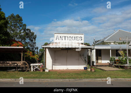 Antiquitäten Shop, Newrybar, New South Wales Stockfoto