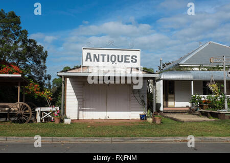 Antiquitäten Shop, Newrybar, New South Wales Stockfoto