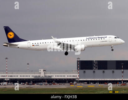 Lufthansa CityLine Embraer ERJ-195 Stockfoto