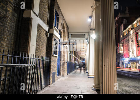 Bühne Türschild für ein Theater im Londoner West End Stockfoto