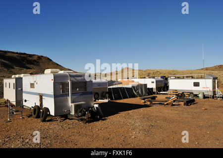 Exploration gewinnenlager - Australien Stockfoto