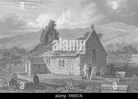 Kanada: St.-Lorenz-Kirche, antiken print c1840 Stockfoto