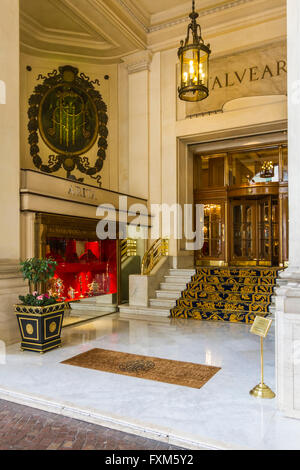 Das Alvear Palace Hotel in Recoleta, Buenos Aires, Argentinien, Südamerika. Stockfoto