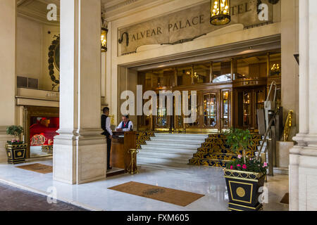 Das Alvear Palace Hotel in Recoleta, Buenos Aires, Argentinien, Südamerika. Stockfoto