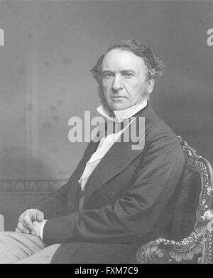 Deutschland: Rt William Ewart Gladstone, MP, antique print 1875 Stockfoto