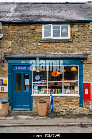 Der Dorfladen und Post, Pilsley, Derbyshire Stockfoto