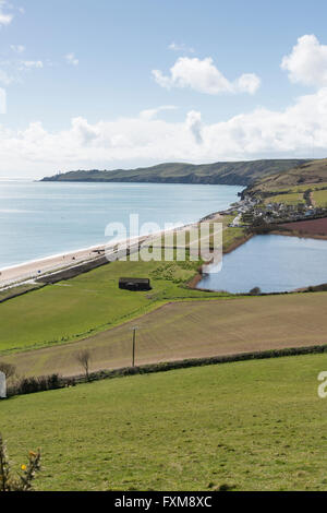 Die küstennahen Dorf Beesands an der Küste von South Devon UK Stockfoto