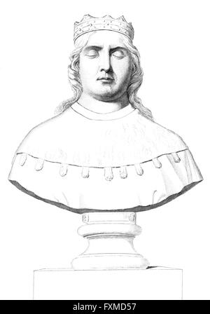 Karl von Orléans, Karl, Herzog von Orléans, 1394-1465, Herzog von Orléans und Valois, mittelalterlicher Dichter Stockfoto