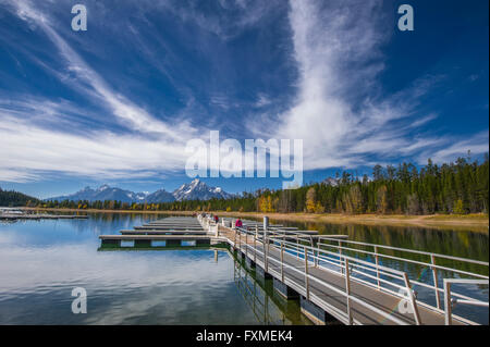 Grand Teton Nationalpark, Teton County, Wyoming, Vereinigte Staaten von Amerika Stockfoto