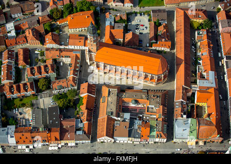 Luftaufnahme, Basilika St. Jakob, gotische Kirche, Straubing, Bayern, Bayern, Ostdeutschland, Europa, Luftbild, Stockfoto