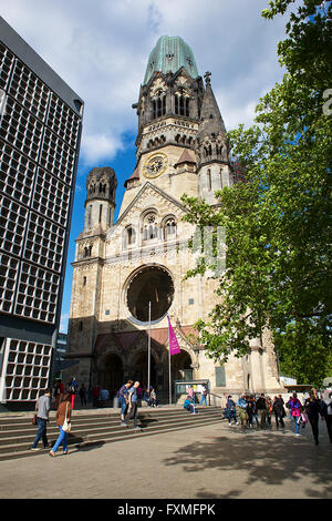 Kaiser-Wilhelm-Gedächtniskirche, Berlin, Deutschland Stockfoto