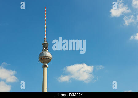 Berliner Fernsehturm, Berlin, Deutschland Stockfoto