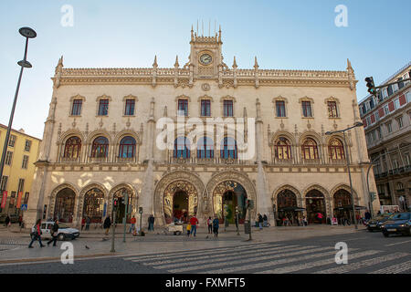 Bahnhof Rossio, Lissabon, Portugal Stockfoto