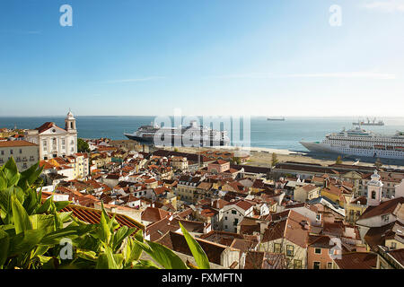 Sehen von Castelo, Lissabon, Portugal Stockfoto