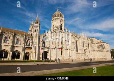 Jerónimos Kloster, Lissabon, Portugal Stockfoto