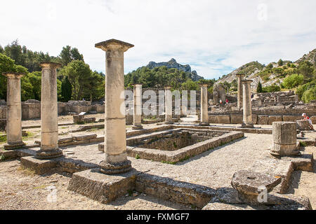 Glanum, Saint-Rémy-de-Provence, Frankreich Stockfoto