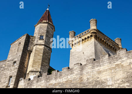 Herzogtum Palace, Uzès, Frankreich Stockfoto