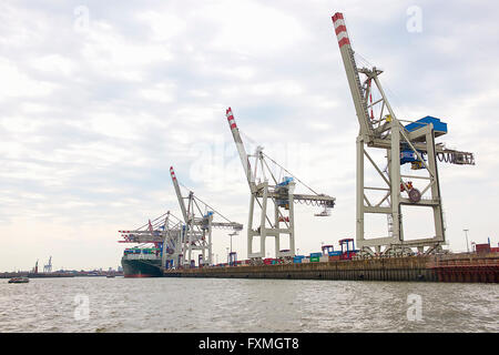 Hafen von Hamburg, Hamburg, Deutschland Stockfoto