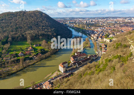 Ansicht von Besancon, Frankreich Stockfoto