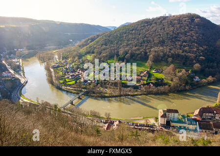 Ansicht von Besancon, Frankreich Stockfoto