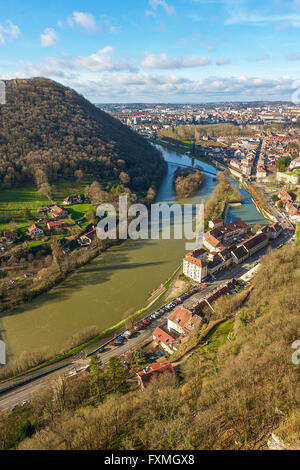 Ansicht von Besancon, Frankreich Stockfoto