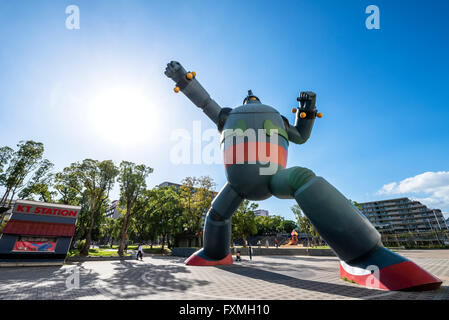 Tetsujin 28-Go in Kobe, Japan Stockfoto