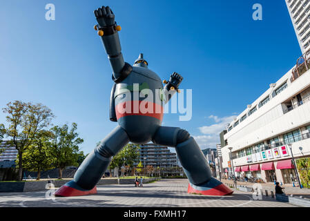 Tetsujin 28-Go in Kobe, Japan Stockfoto