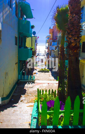 Gasse Playas De Tijuana Stockfoto