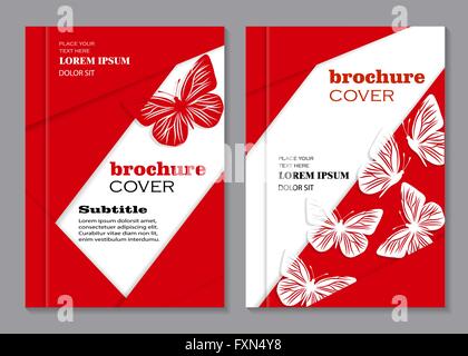 Moderne Vektor Vorlagen für Broschüre cover Stock Vektor