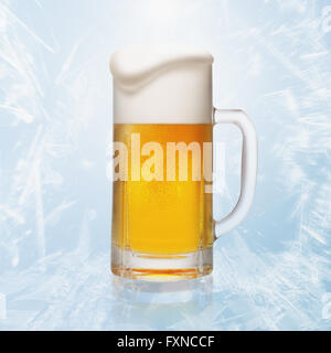 Glas Bier Stockfoto